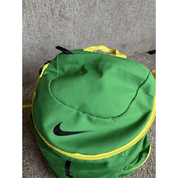 Nike Elite Pro Men's Basketball Backpack Oregon Green Yellow - Picture 9 of 11